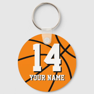 Chaveiro de basquete personalizado   nome e númer