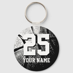 Chaveiro de basquete personalizado nome e númer
