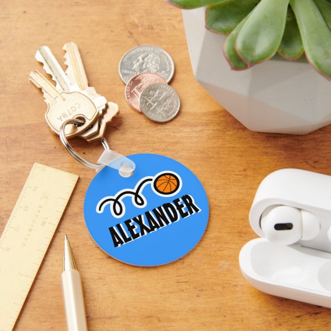 Chaveiro de basquete personalizado para nome para  (Mesa)