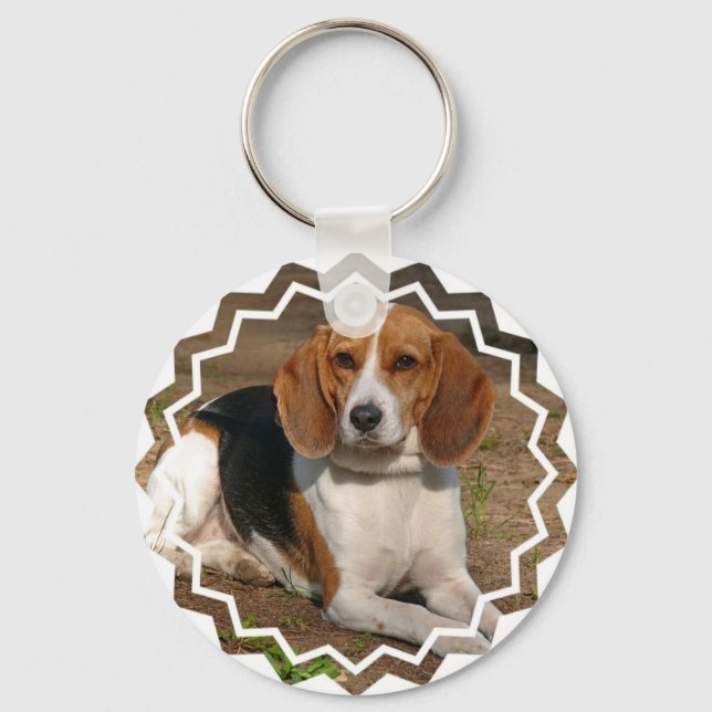 Chaveiro de Beagle Hound (Frente)