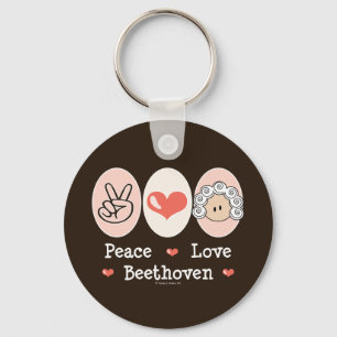 Chaveiro de Beethoven do amor da paz