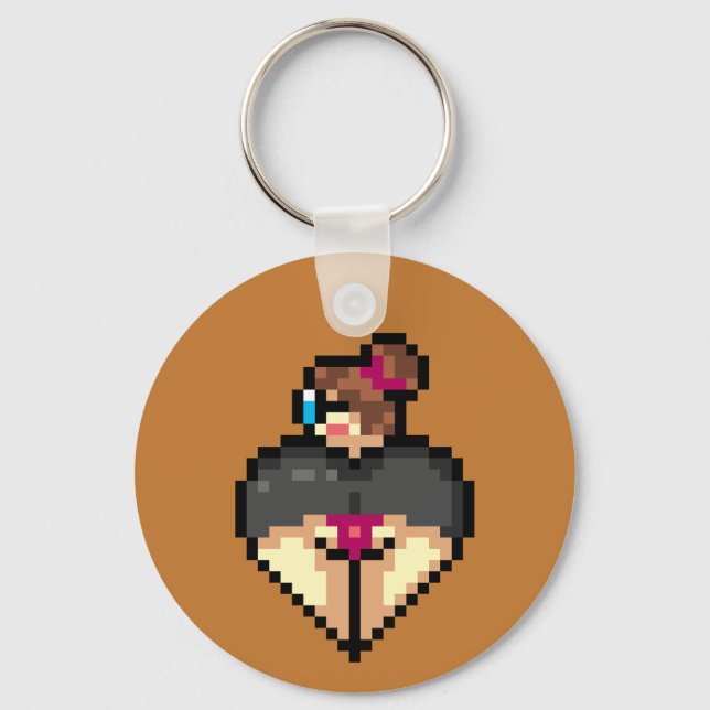 Chaveiro de bibliotecário travesso (Frente)