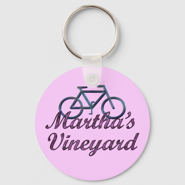 Chaveiro de bicicleta de vinhedo (Frente)