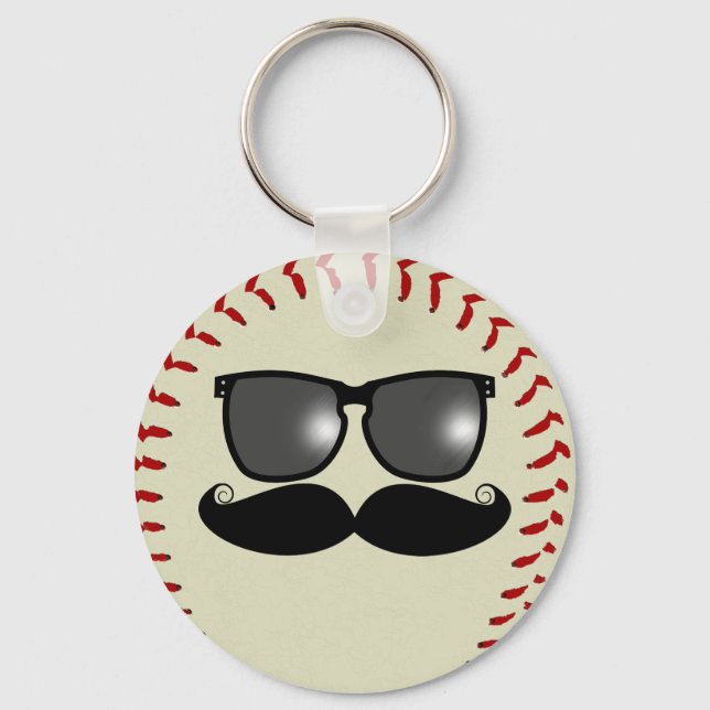Chaveiro de bigode de beisebol (Frente)