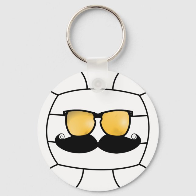 Chaveiro de bigode de vôlei (Frente)