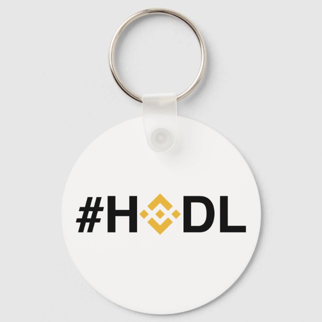 chaveiro de Binância #HODL (BNB) (Frente)