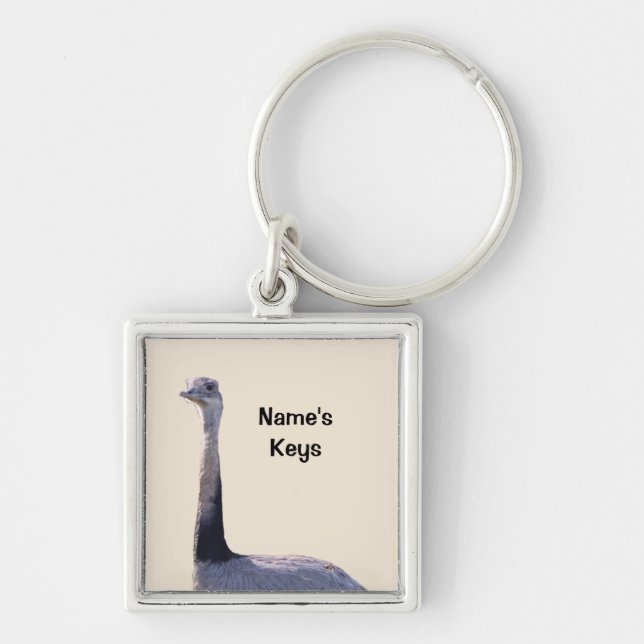 Chaveiro de Bird Cute Rhea (Frente)