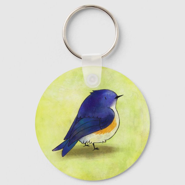 Chaveiro de Birdie Azul (Frente)