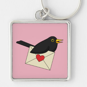 Chaveiro De Blackbird com Amor