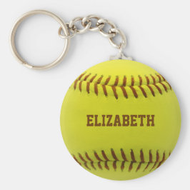 Chaveiro de Bola Personalizada de Softball