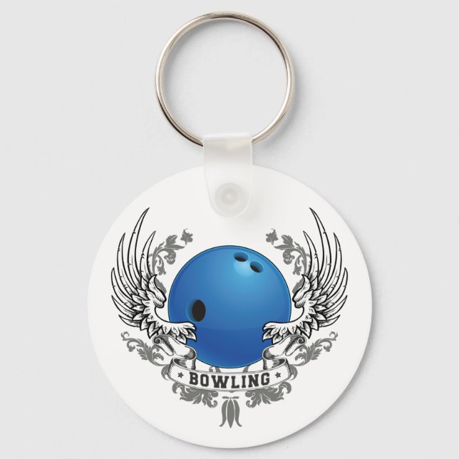 Chaveiro de boliche de asas (Frente)