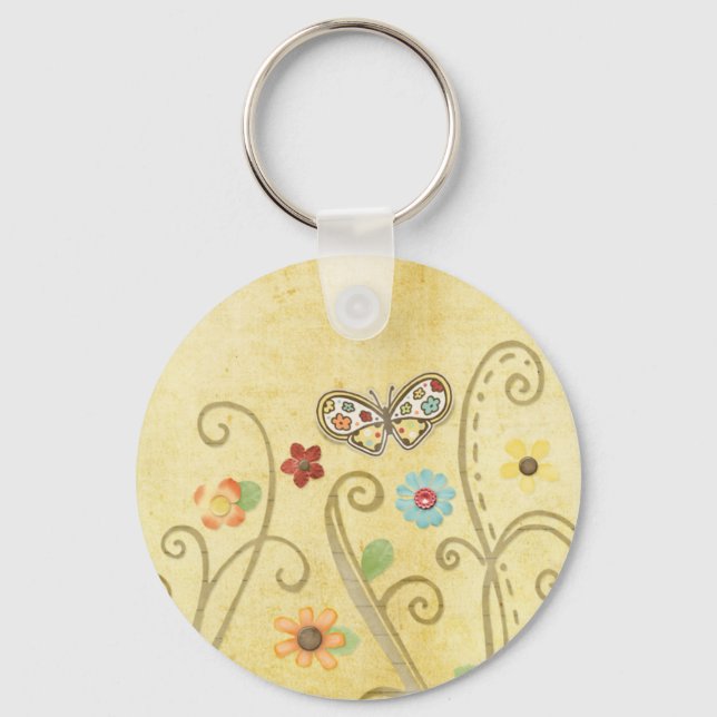 Chaveiro de borboleta (Frente)