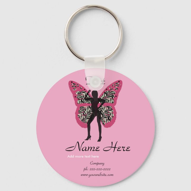 Chaveiro de borboleta (Frente)