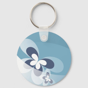 Chaveiro de Borboleta Azul
