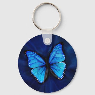 Chaveiro de Borboleta Azul