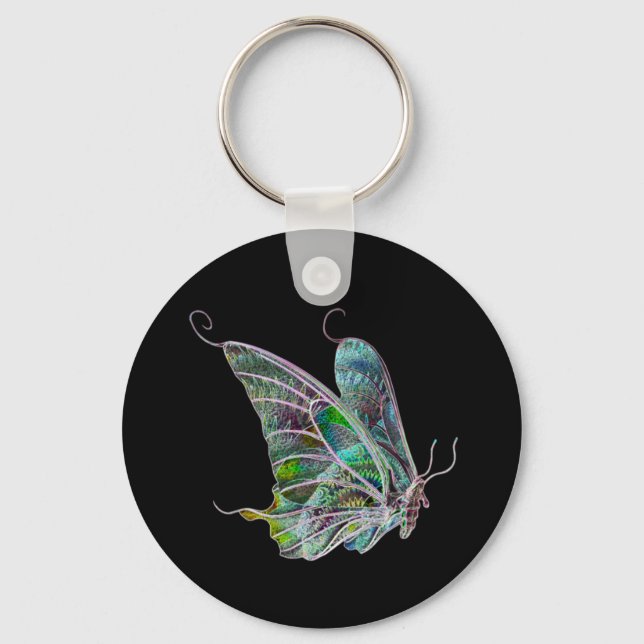 Chaveiro de borboleta exótica (Frente)