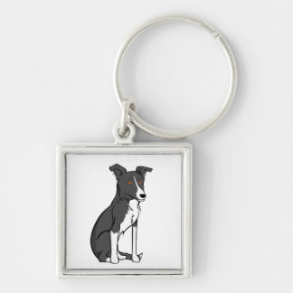 Chaveiro de border collie