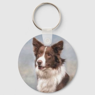 Chaveiro de border collie