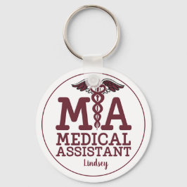Chaveiro de Borgonha do Assistente Médico Personal