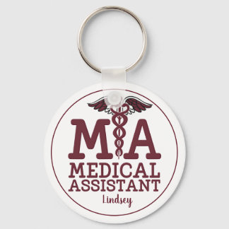 Chaveiro de Borgonha do Assistente Médico Personal