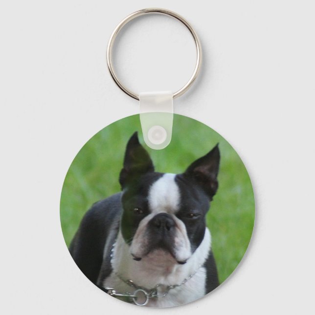 Chaveiro de Boston Terrier (Frente)