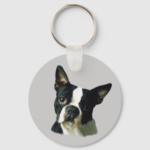 Chaveiro de Boston Terrier