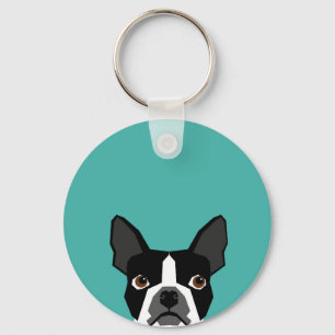 Chaveiro de Boston Terrier dog