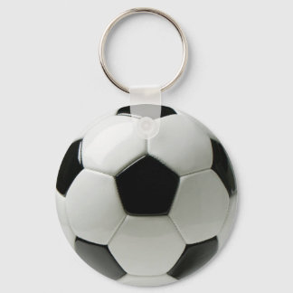 chaveiro de Botão Básico da Bola de Futebol 3D