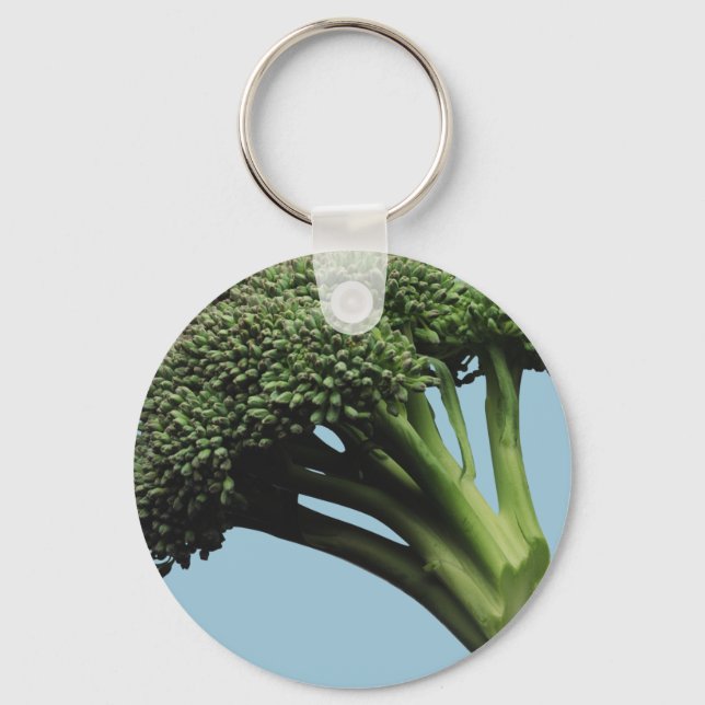 Chaveiro de Botão Básico de Broccoli (Frente)