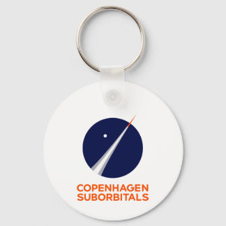 Chaveiro de botão com logotipo de sub-órbitos de C