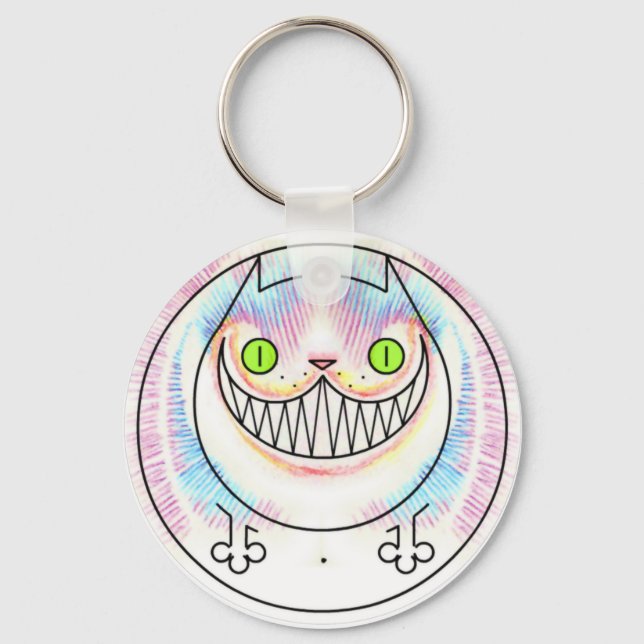 Chaveiro de Botão Gelado de Cartoon (Frente)