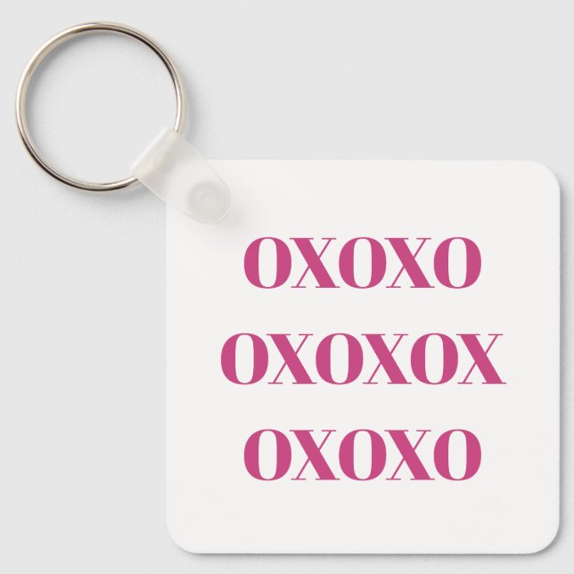 Chaveiro de Botão - OXOXO (Frente)