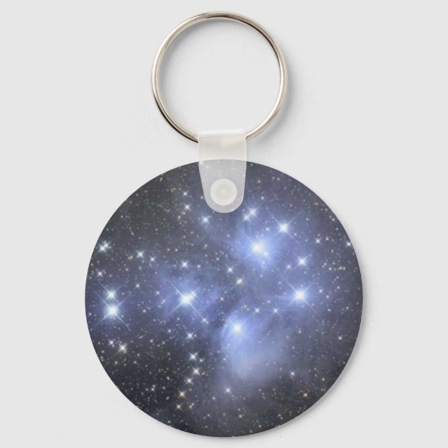 Chaveiro de Botões Básicos Pleiadianos Sete Irmãs (Frente)