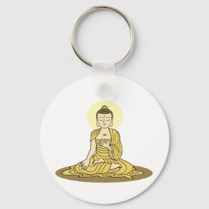Chaveiro de Buda ouro Serenity