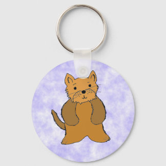 Chaveiro de Cachorrinho de Desenho Animado Fofo