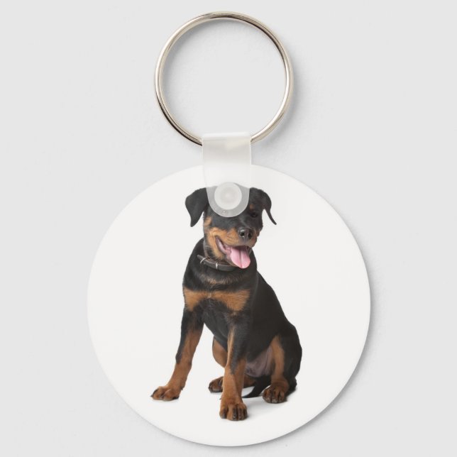 Chaveiro de Cachorrinho Rottweiler (Frente)