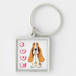 Chaveiro de Cachorro Basset Hound Filhote