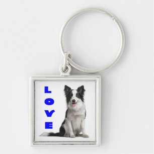 Chaveiro de Cachorro Border Collie Amor