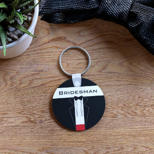 Chaveiro de casamento Tuxedo