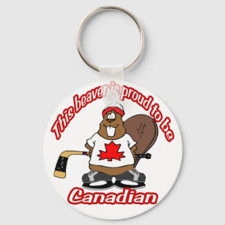 Chaveiro de castor canadense
