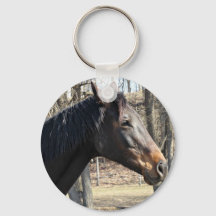 Chaveiro de cavalos, personalizável com sua própri