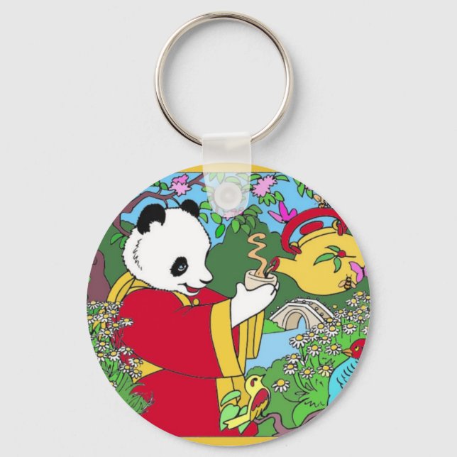 Chaveiro de chá verde (Frente)