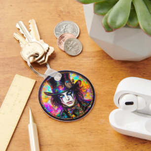 chaveiro de Chapéu Louco Gótico Steampunk dos anos