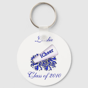 Chaveiro de Cheerleader Personalizado Azul