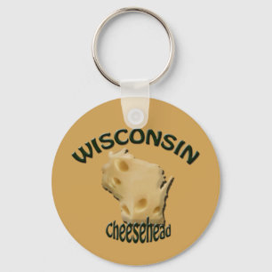Chaveiro de Cheesehead de Wisconsin