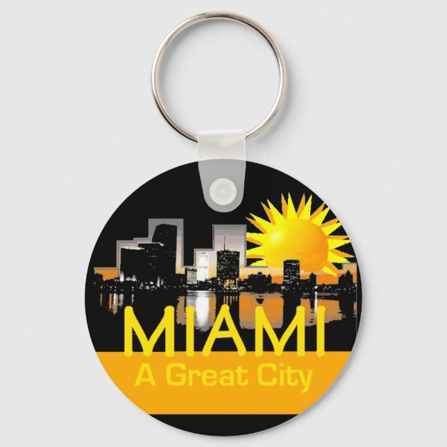CHAVEIRO de Cidade do Excelente MIAMI (Frente)