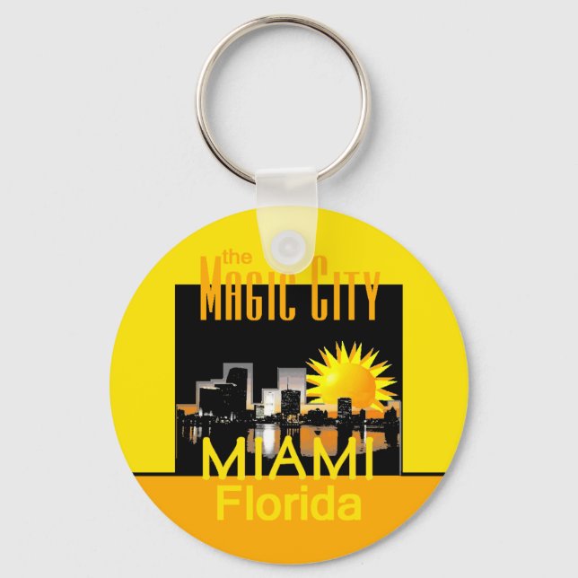 CHAVEIRO de Cidade Mágica MIAMI (Frente)