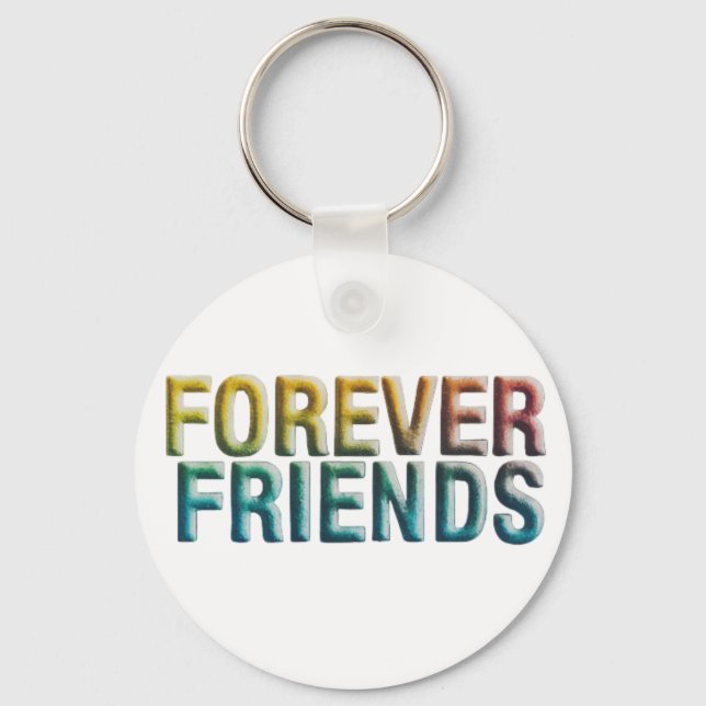 Chaveiro de Círculo de Alumínio para Amigos para S (Frente)