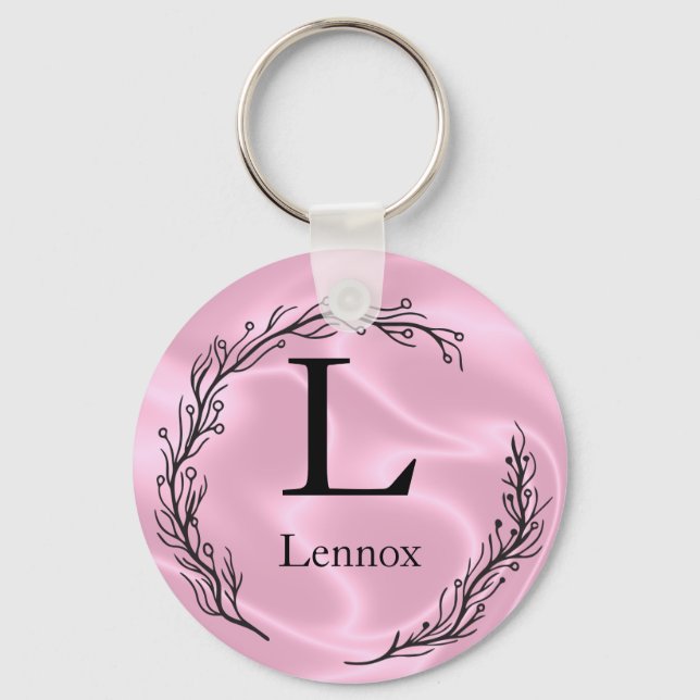 Chaveiro de Círculo Metálico, 2" (Frente)