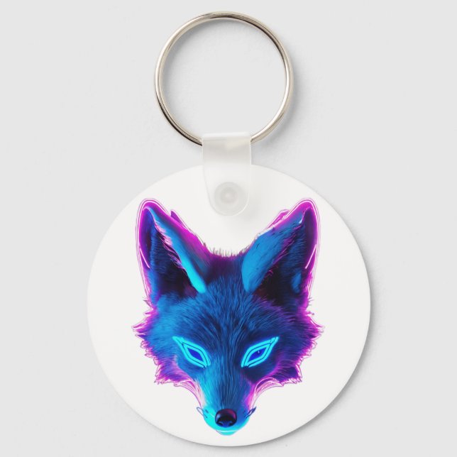 Chaveiro de Círculo Metálico, 2" (Frente)